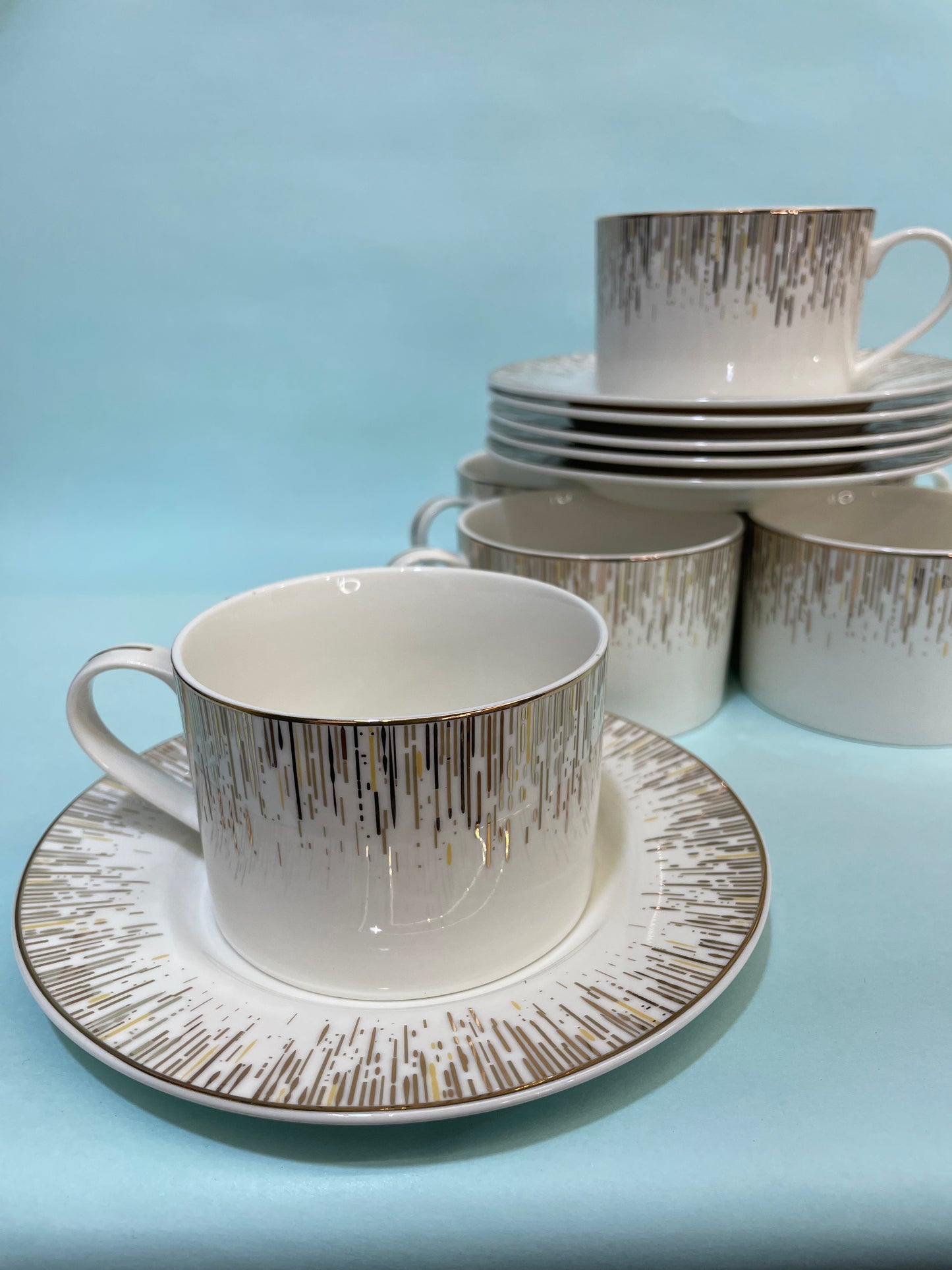 Cups and Saucers - Set of 6